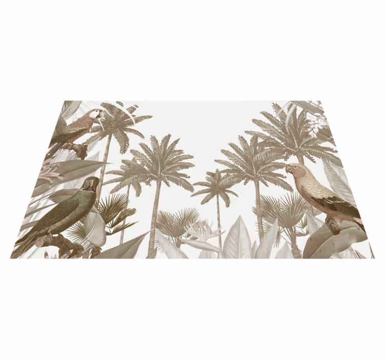 Vintage trópusi fauna modern alátétek - TenStickers