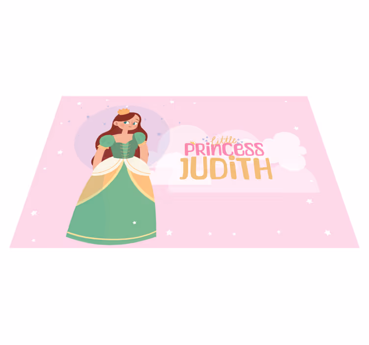 Tányéralátétek névvel kis hercegnő - TenStickers