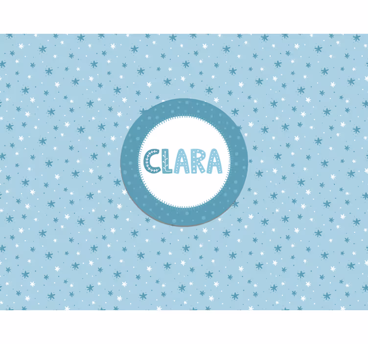 Csillagok minta óvoda fototapéta - TenStickers