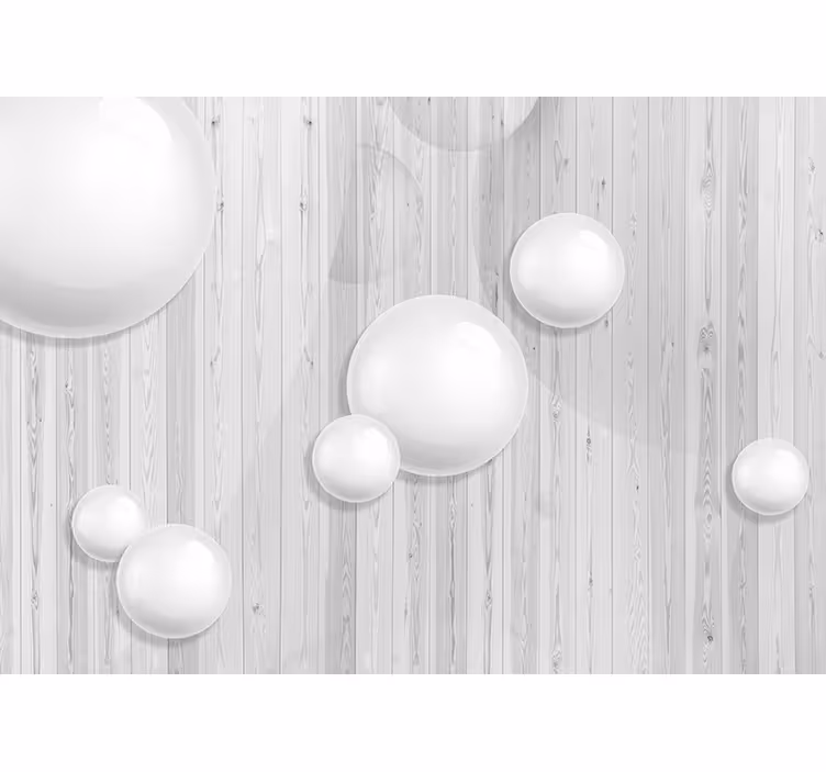 3d gömbök falfestmény - TenStickers