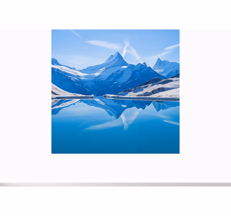 Bachalpsee-i tükröződések Hegyi falfestmények - TenStickers