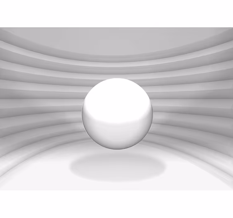Absztrakt 3d freskó tapéta - TenStickers