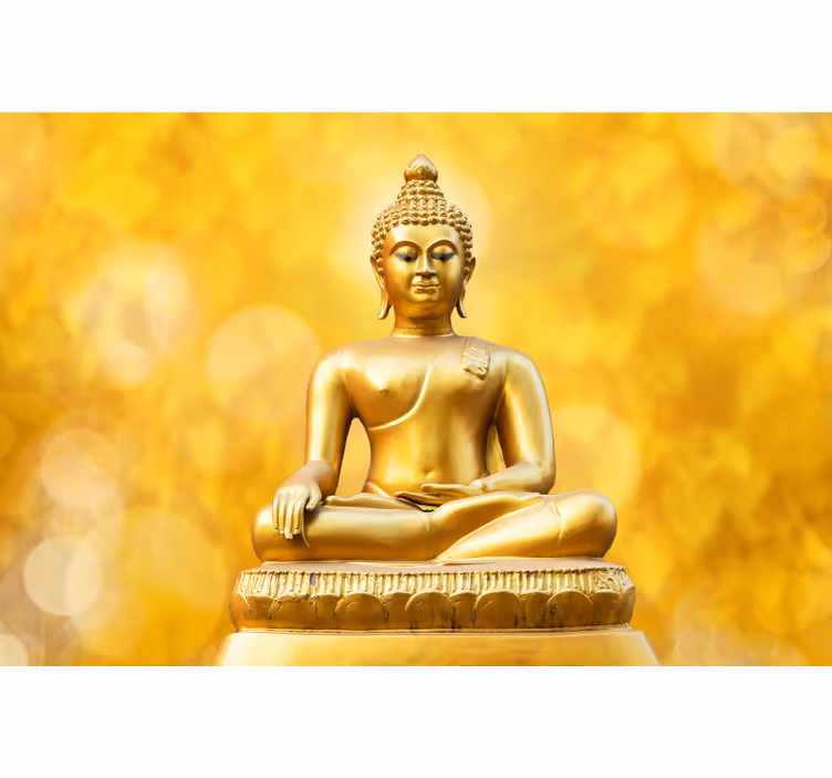 Buddha falfestmények triptichonban - TenStickers