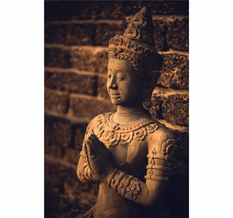 Falfestmények buddha figura - TenStickers