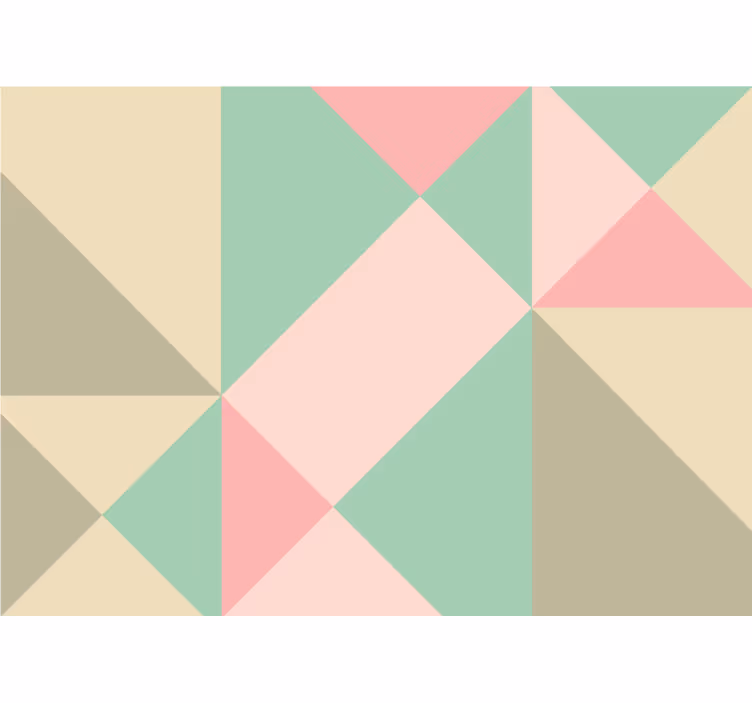 Fotomural konyha geometrikus lágy árnyalatokkal - TenStickers