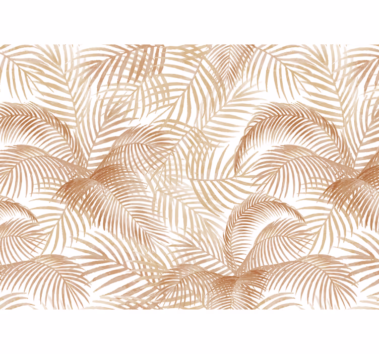Exotikus pálmák falfestmények terracotta - TenStickers