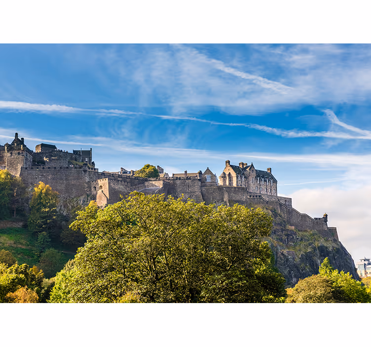 Edinburgh-i vár falfestménye - TenStickers