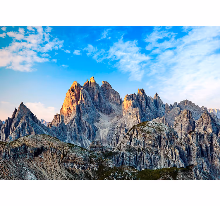 Három csúcs dolomit hegyi falfestmény - TenStickers