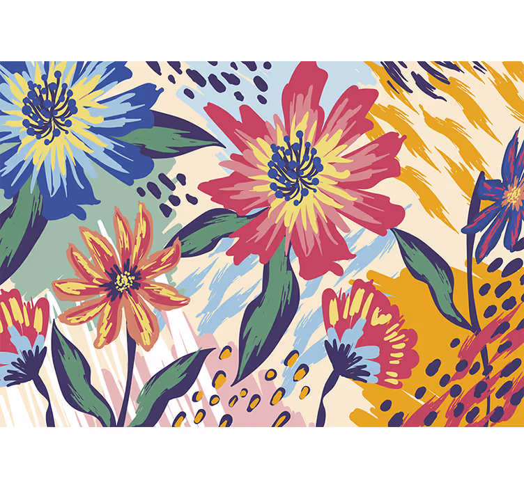 Van gogh virágok klasszikus művészet falfestmény - TenStickers