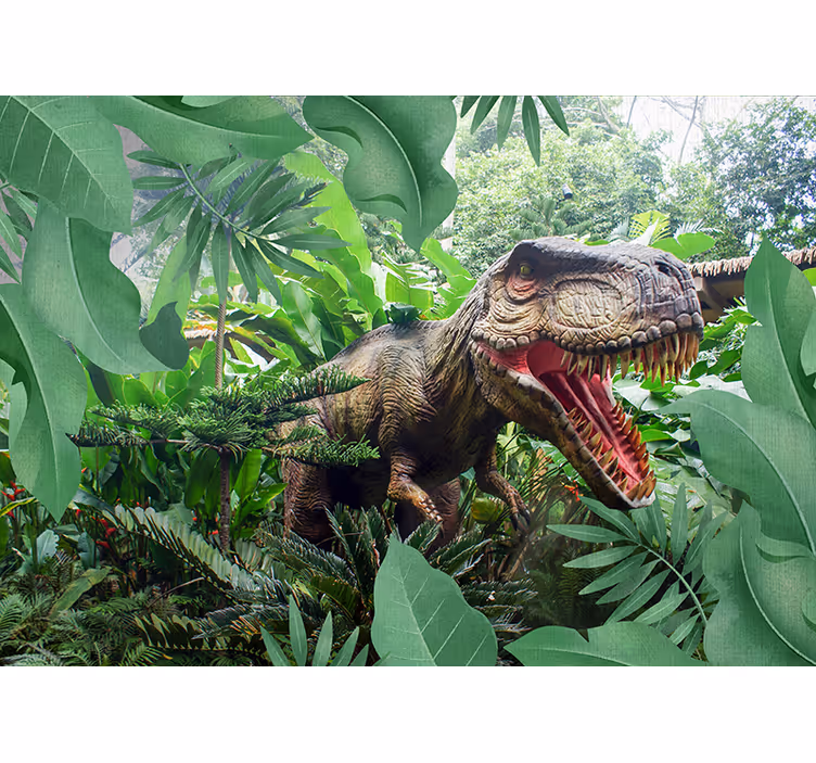 Gyerekek fototapéta dinoszaurusz t-rex - TenStickers