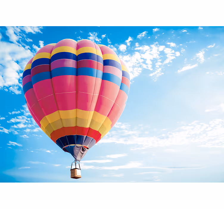 Vintage balloon race vintage falfestmény - TenStickers
