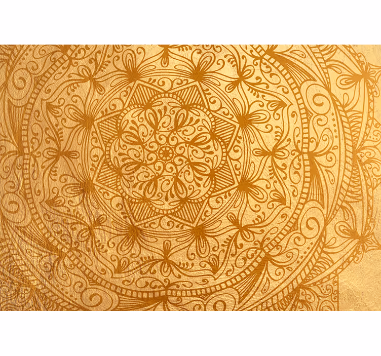 Lenyűgöző arany mandala fotomural - TenStickers