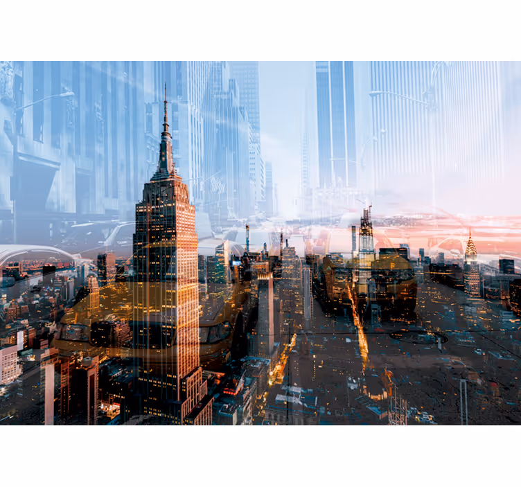 Empire állam látképe New york fototapéta - TenStickers