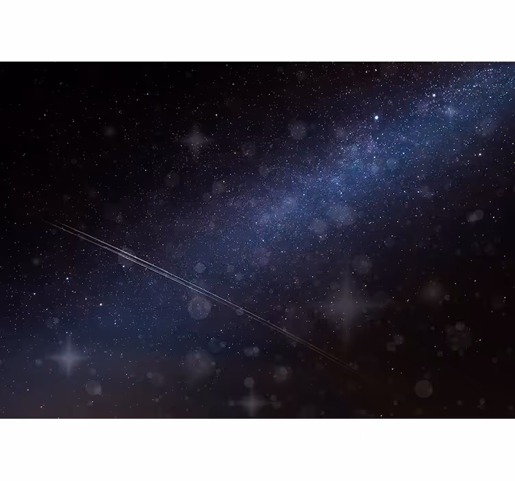 Csillaggal teli galaxis falfestmény - TenStickers