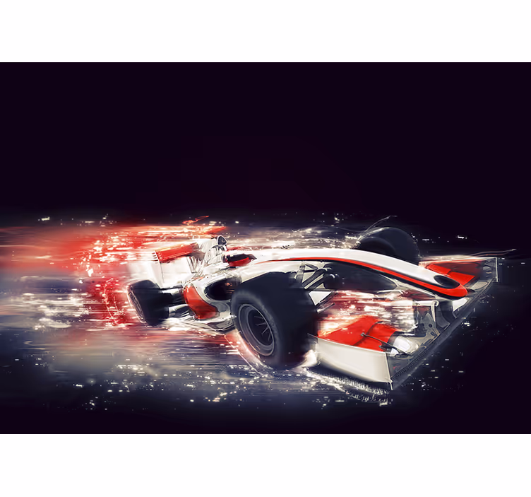 Bolide formula 1 autó falfestmény - TenStickers