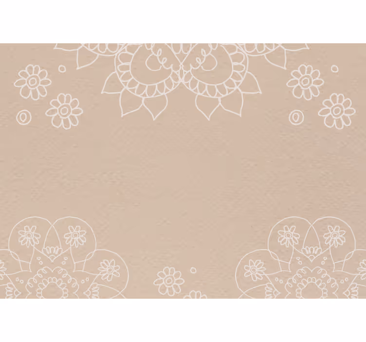 India mintás mandala falfestmény - TenStickers