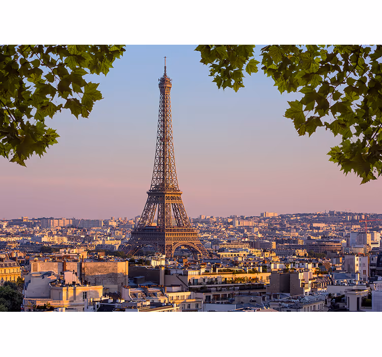 Eiffel-torony párizsi falfestmény - TenStickers