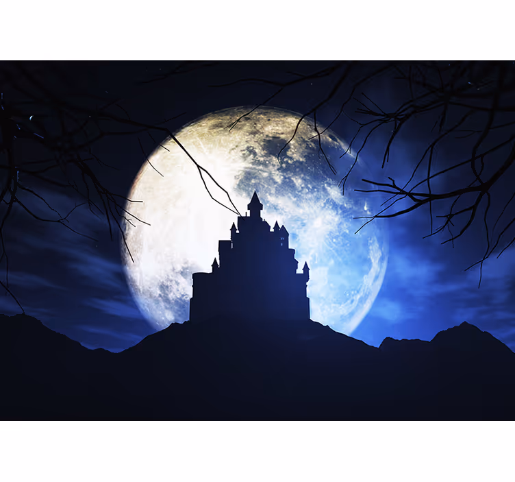 Holdfényes vár Fantázia falfestmények - TenStickers