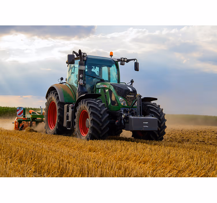 Traktor tájkép jármű tapéta - TenStickers