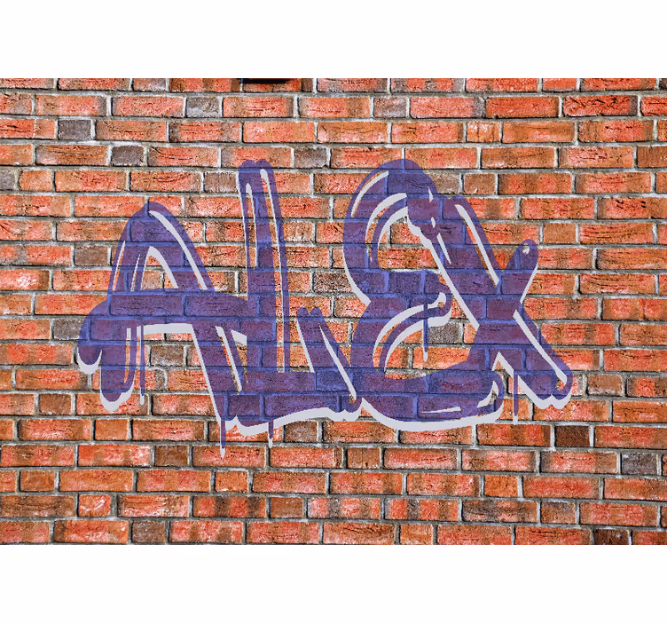 Graffiti névművészet Városi művészet falfestmények - TenStickers