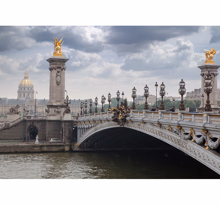 Pont alexandre iii kilátás Városi falfestmény - TenStickers