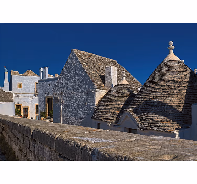 Trulli háztetők Városi falfestmény - TenStickers
