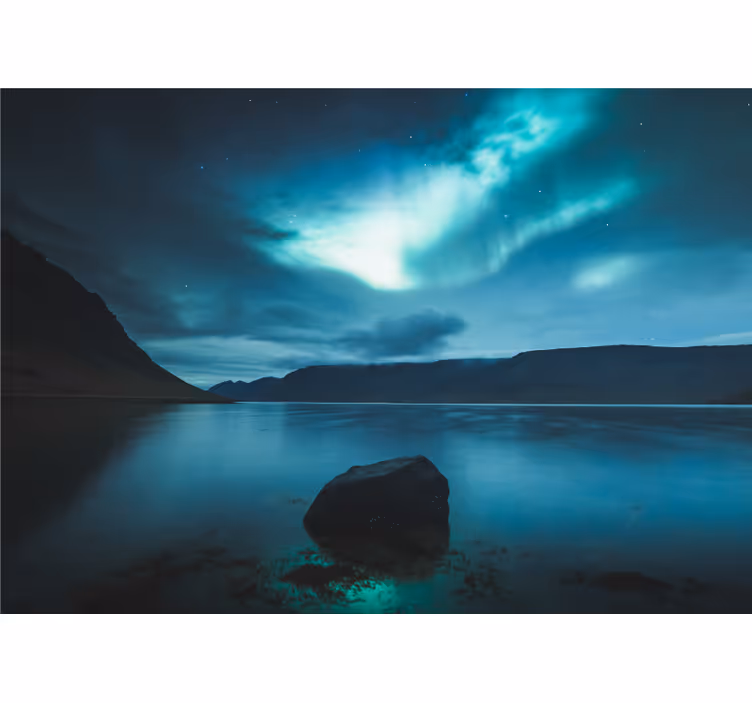 Békés tó falfestmény aurora felett - TenStickers