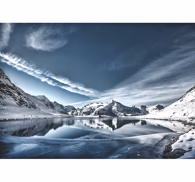 Fenséges glaciális táj Hegyi fototapéta - TenStickers