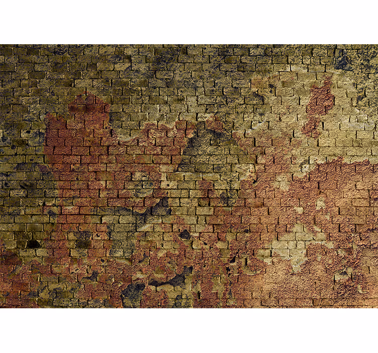 Aged brick texture kő falfestmények - TenStickers