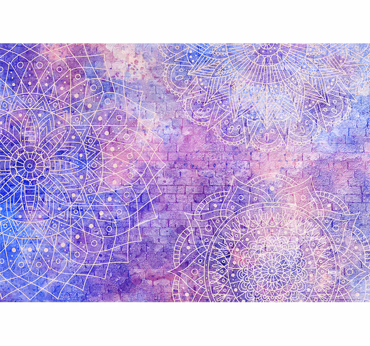 Téglafal mandala téglafal falfestmény - TenStickers