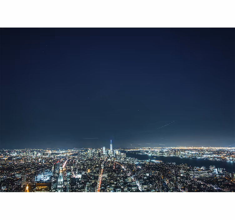 Könnyű manhattan éjjel new york falfestmény - TenStickers