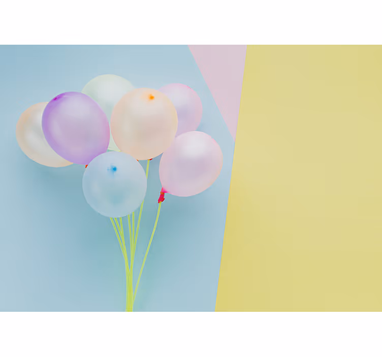 Modern keret lufi gyerek fototapéta - TenStickers