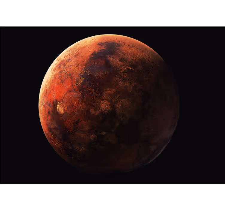 Mars bolygó felszíne tér falfestmény - TenStickers