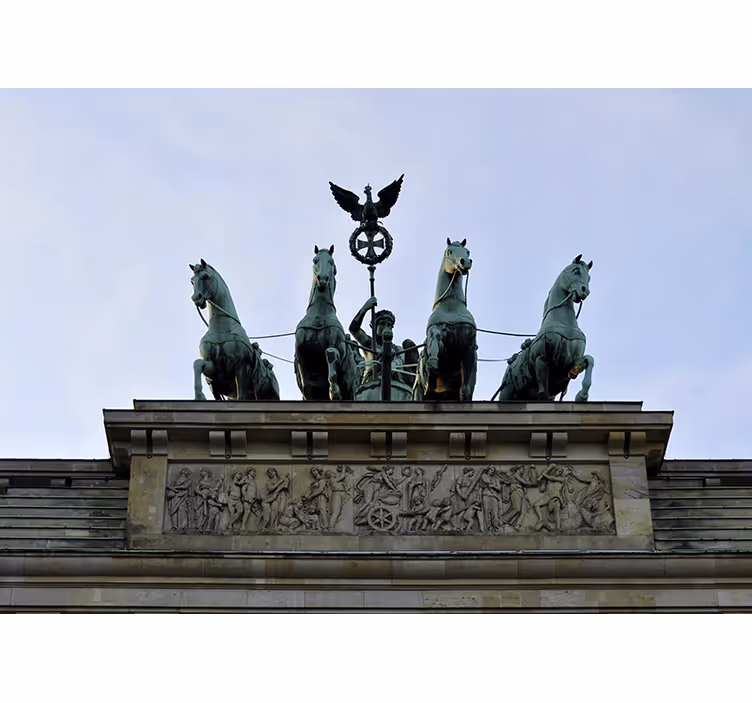 Berlini falfestmények brandenburgi kapu szobor - TenStickers