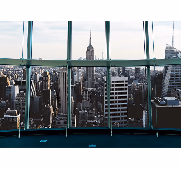 Empire state városkép new york falfestmények - TenStickers