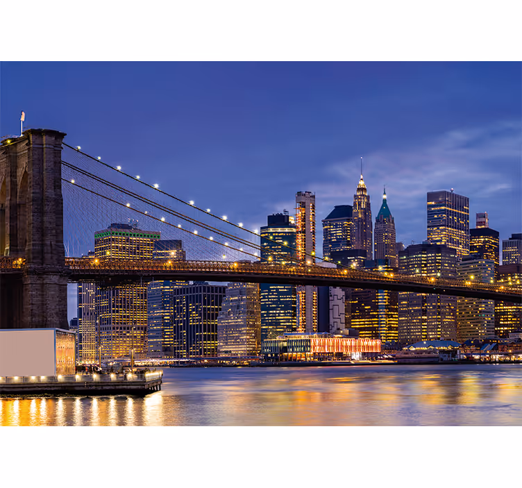 Brooklyni híd városkép new york falfestmények - TenStickers