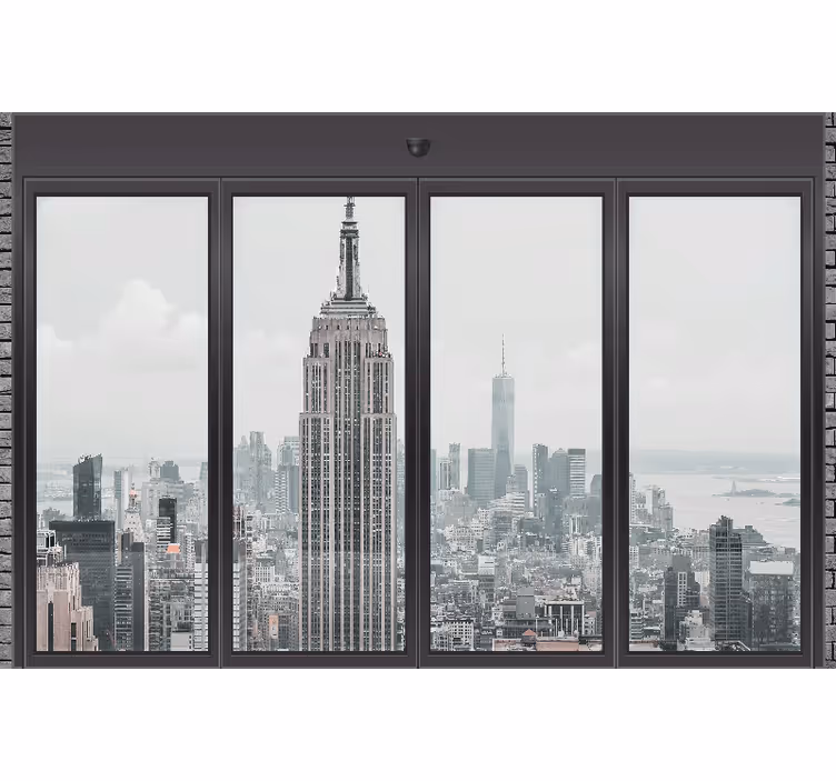 Empire state városi látkép new york falfestmények - TenStickers