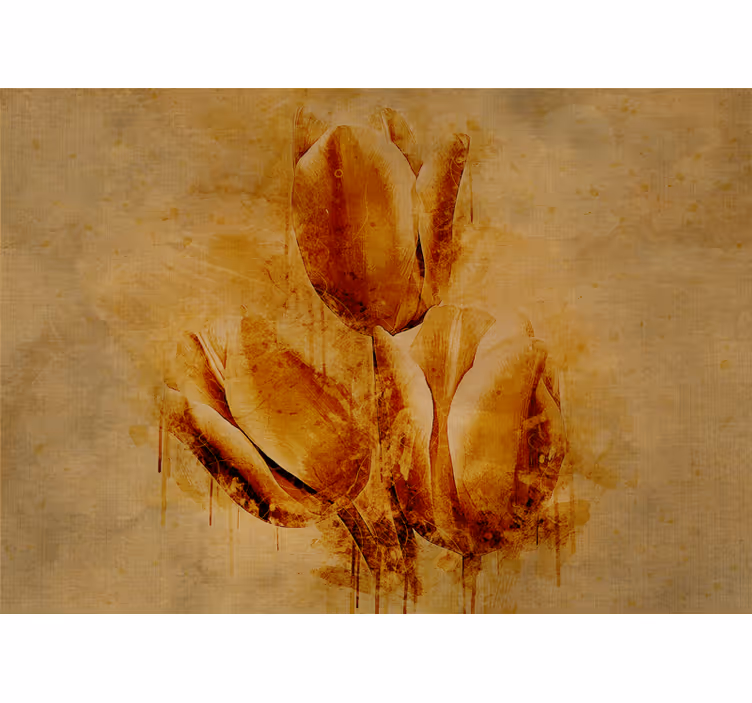 Elegáns tulipán kompozíció virág falfestmények - TenStickers