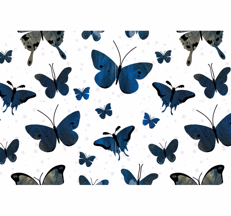 Elegáns pillangó repül Fotomural fürdőszoba - TenStickers