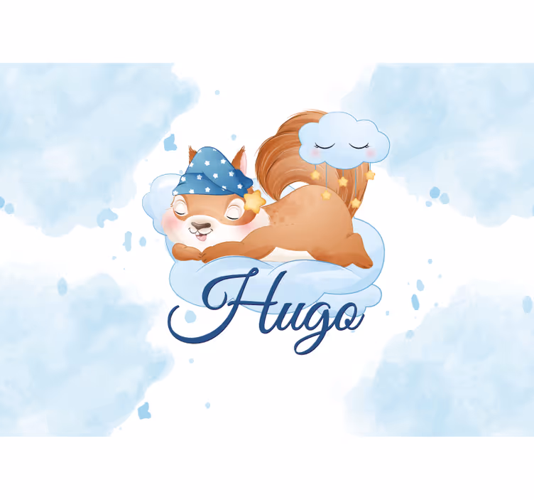 Álmos mókus Álmok óvoda falfestmények - TenStickers