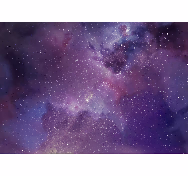 Lila galaxis csillagpor házasság fototapéta - TenStickers