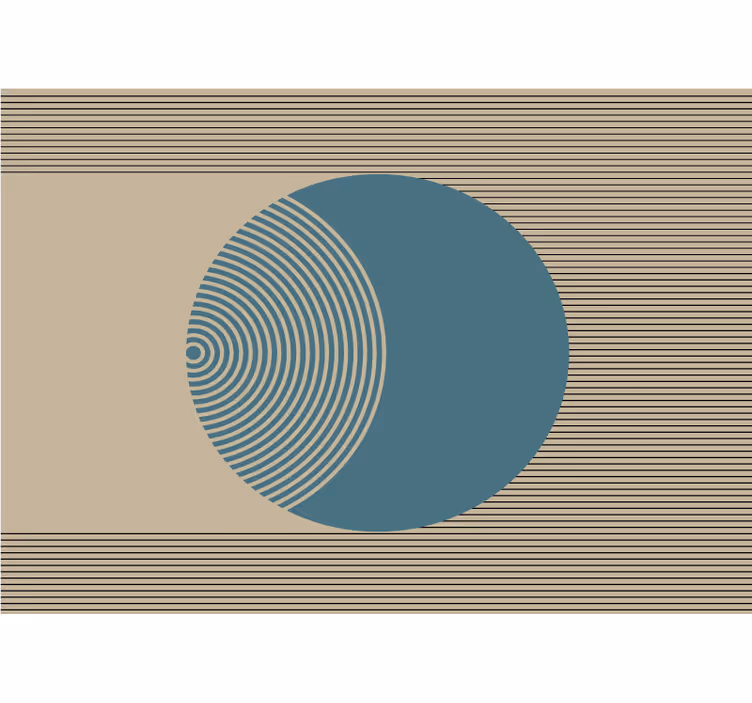 Geometriai kör minta Absztrakt fototapéta - TenStickers