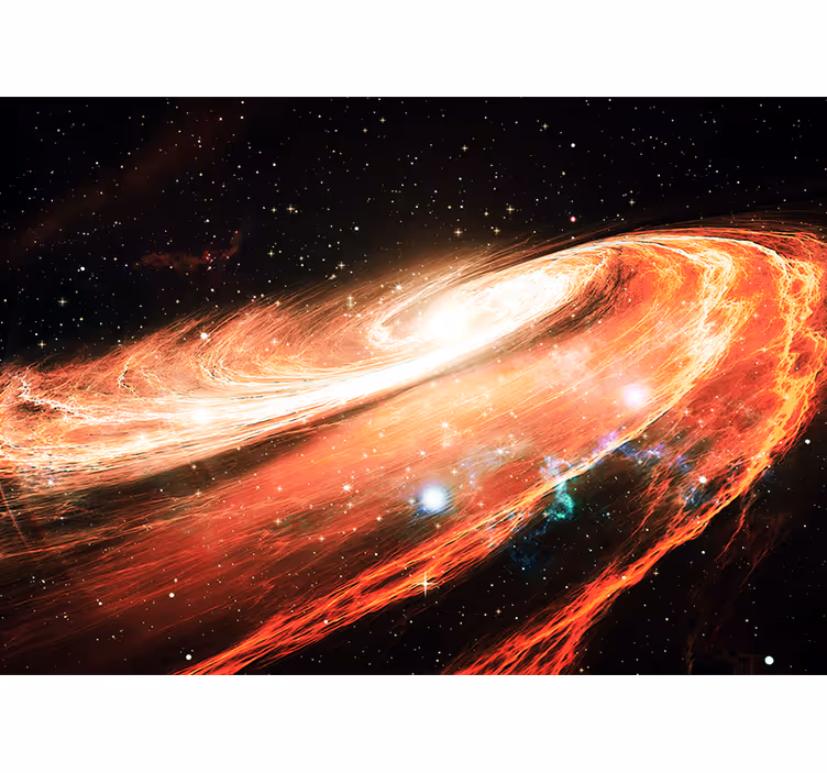 Galaktikus spirális Örvény tér falfestmény - TenStickers