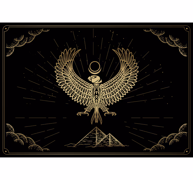 Egyiptomi napisten horus modern falfestmény - TenStickers