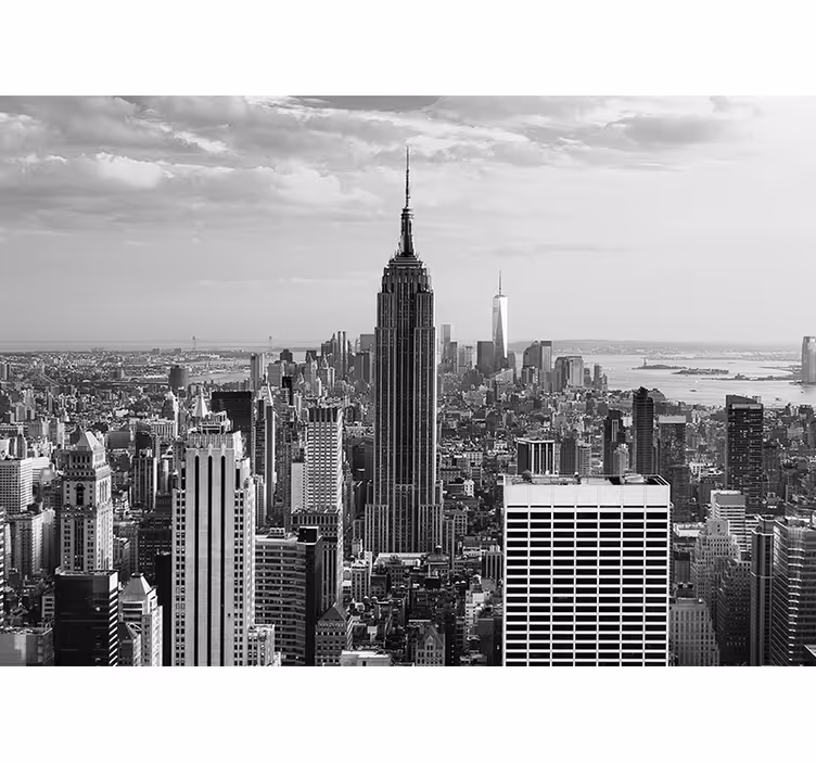 New york falfestmények - birodalmi állam városi táj - TenStickers