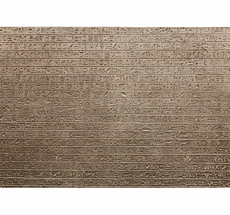 Egyiptomi hieroglif mintás modern falfestmény - TenStickers