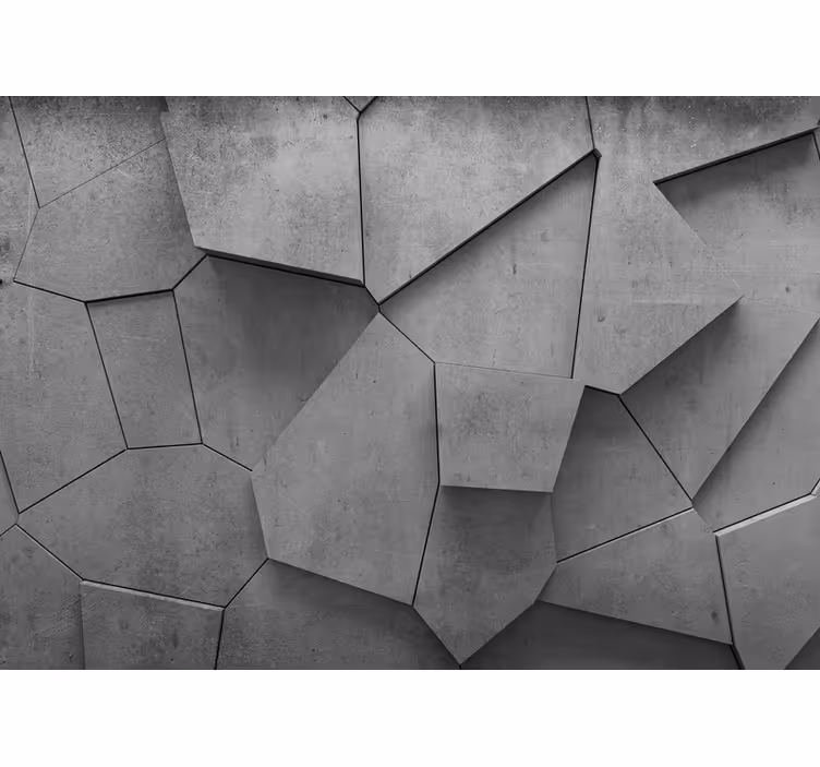 Betonfal textúra 3d falfestmény - TenStickers