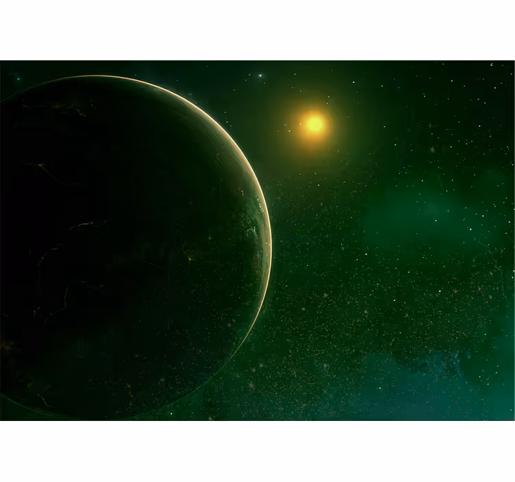 Planetáris égi jelenet tér falfestmény - TenStickers