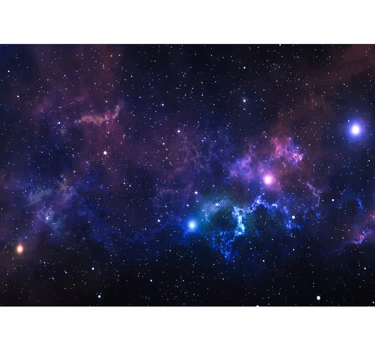 Univerzum ezer csillag falfestményével - TenStickers