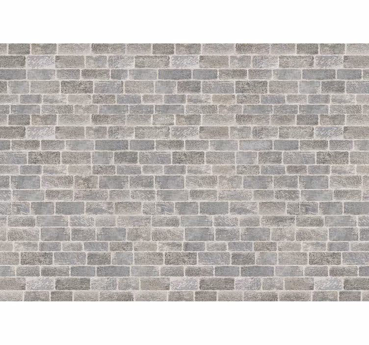 Fehér tégla, rusztikus stílusú tégla falfestmény - TenStickers